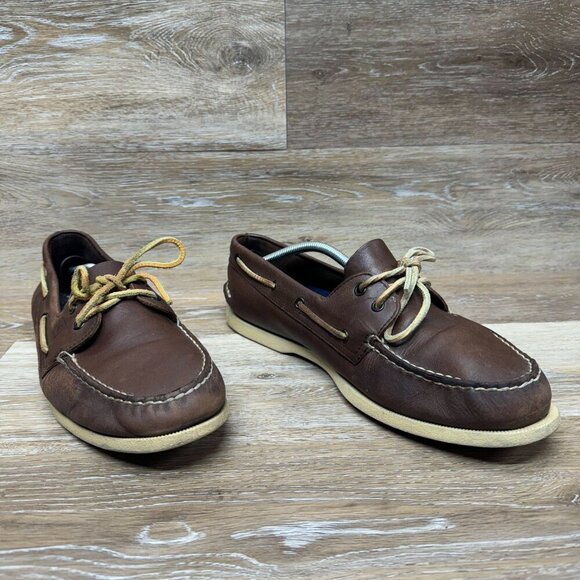 Sperry top Sider Authentic 2-Eye Classic Brown 0195115 Men\'s Size 13M main image 5